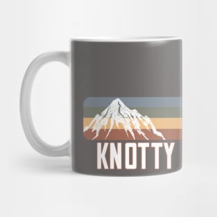 Knotty By Nature Bigfoot Sasquatch Mountain Woods Forest Mug